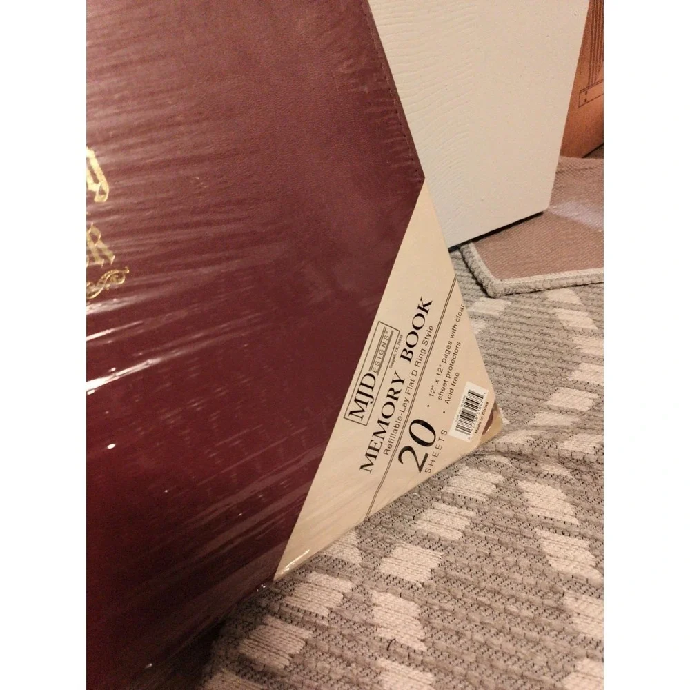 MJ Designs Home Memory Book Photo Album Refills D Ring Style 12x12 Sealed 20 Pg
